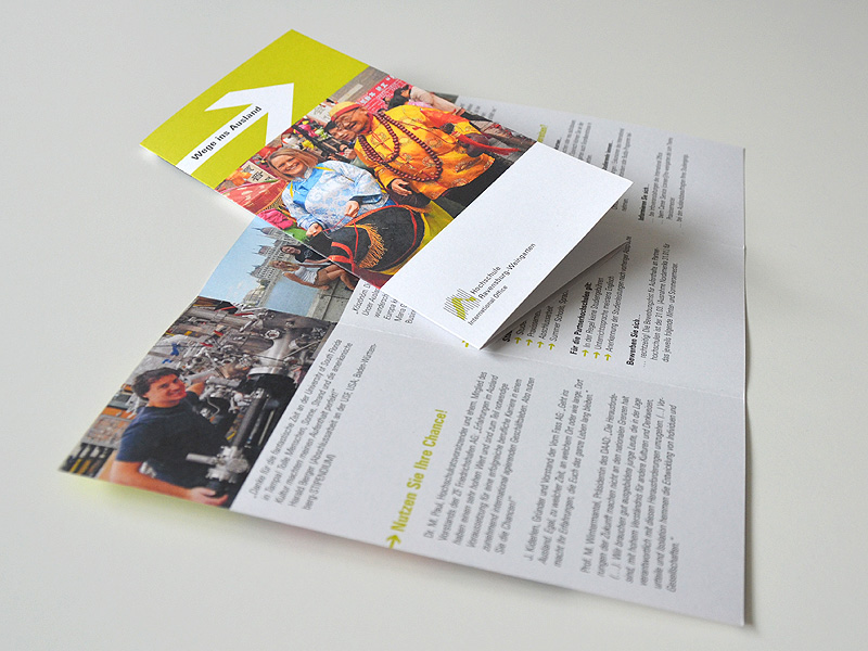 Infoflyer HS-Weingarten – grafik.brandner